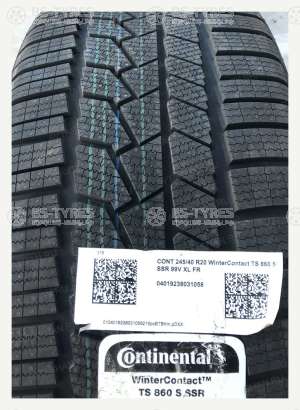 Continental ContiWinterContact TS860S SSR RunFlat 255/45 R20 105V