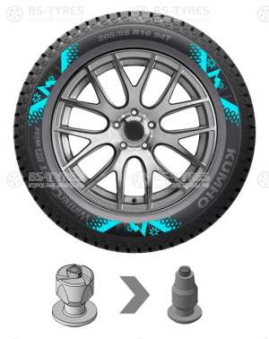 Kumho WinterCraft Ice Wi32 255/55 R19 111T